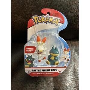 Pokémon Battle Figure Pack Munchlax Scorbunny Battle Ready